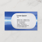 Carte De Visite Lozenge 3d - Réflexions (Dos)