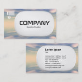 Carte De Visite Lozenge 3d - Réflexions II (Devant / Derrière)