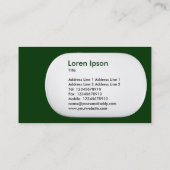 Carte De Visite Lozenge 3d - Vert foncé (003300) (Dos)