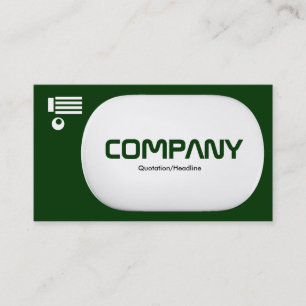 Carte De Visite Lozenge 3d - Vert foncé (003300)