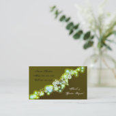 Carte De Visite luciole d'or (Debout devant)