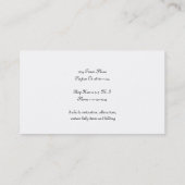 Carte De Visite Lucky Green Shamrock (Dos)