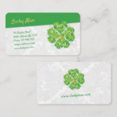 Carte De Visite Lucky Man | Clocher de pièce d'or (Devant / Derrière)