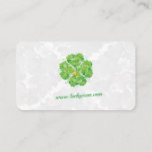 Carte De Visite Lucky Man | Clocher de pièce d'or (Dos)