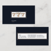 Carte De Visite Lucky Seven (Devant / Derrière)