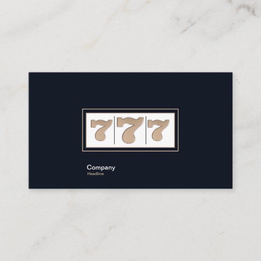 Carte De Visite Lucky Seven (Devant)