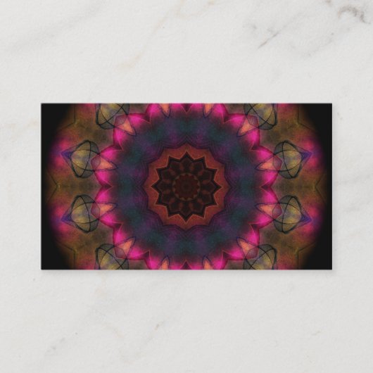 Carte De Visite Lueur de plaid (Devant)
