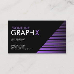 Carte de visite luisant