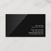 Carte de visite luisant (Dos)