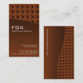 Carte de visite luisant (Devant / Derrière)