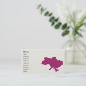 Carte De Visite L'Ukraine - affaires (Debout devant)