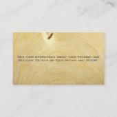 Carte De Visite Lumber Saw | Builder Logo (Dos)