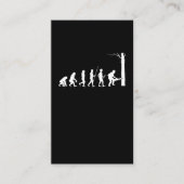 Carte De Visite Lumberjack Evolution Chainsaw Logger Woodworker (Devant)