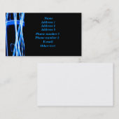 Carte De Visite Lumière bleue (Devant / Derrière)