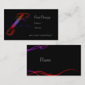 Carte De Visite Lumière de guitare (Devant / Derrière)