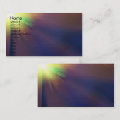 Carte De Visite Lumière de l'espace (Devant / Derrière)
