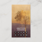 Carte De Visite Lumière Debout | Conception minimale d'arbre (Devant)