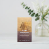Carte De Visite Lumière Debout | Conception minimale d'arbre (Debout devant)