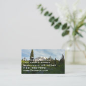 Carte De Visite Lumière du matin du Mont Rainier (Debout devant)