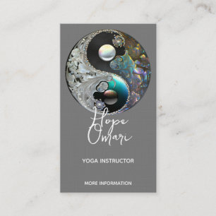 Carte De Visite Lumière et Ombre   Yin Yang