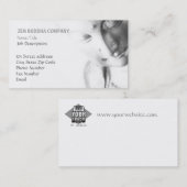 Carte De Visite Lumière méditante de Bouddha-Sérénité (Devant / Derrière)