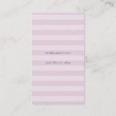 Carte De Visite Lumière moderne (Dos)