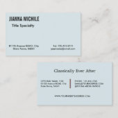 Carte De Visite Lumière moderne violet (Devant / Derrière)