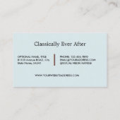 Carte De Visite Lumière moderne violet (Dos)