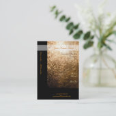 Carte De Visite Lumière Or 001 (Debout devant)