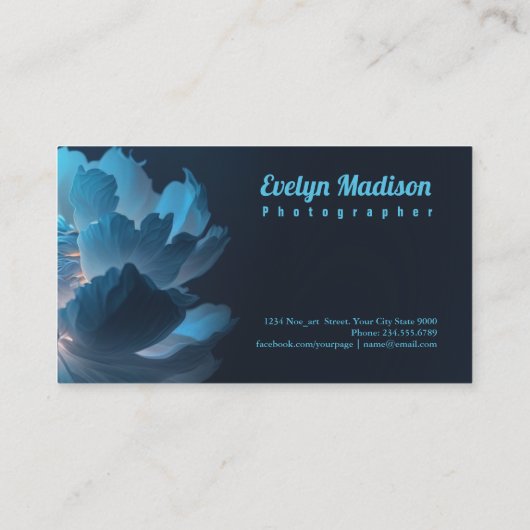 Carte De Visite Lumière spectrale : hk8788 transparent (Dos)