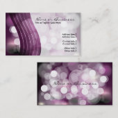 Carte De Visite lumières clignotantes (Devant / Derrière)