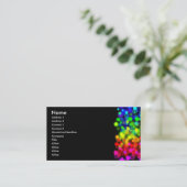 Carte De Visite Lumières d'arc-en-ciel (Debout devant)