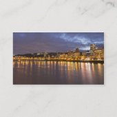 Carte De Visite Lumières de la ville reflétées dans la rivière Wil (Dos)