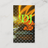 Carte De Visite Lumières néons Cool/couleurs fluorescentes (Dos)