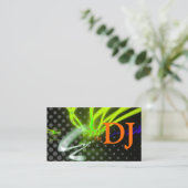 Carte De Visite Lumières néons Cool/couleurs fluorescentes (Debout devant)