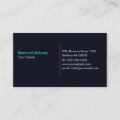 Carte De Visite Lumières Nord Aurora (Dos)