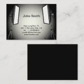 Carte De Visite Lumières photographiques (Devant / Derrière)