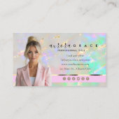 Carte De Visite Luminaire Optique Rose (Dos)