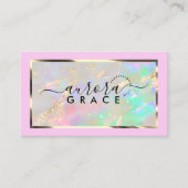 Carte De Visite Luminaire Optique Rose (Devant)