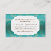 Carte De Visite Luminaires de lustre élégants (Dos)