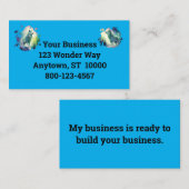 Carte De Visite Luminaires du Nord loup multicolore (Devant / Derrière)