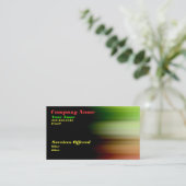 Carte de visite lumineuse cool (Debout devant)