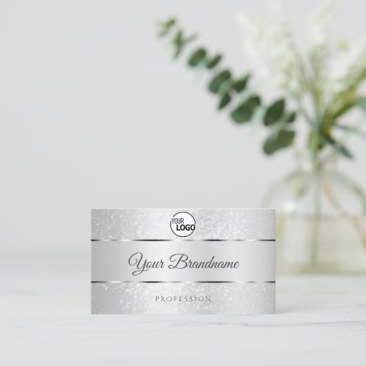 Carte De Visite Lumineuse Parties scintillant douce étincelante (Debout devant)