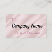 Carte De Visite Lumineuse rose pâle (Dos)