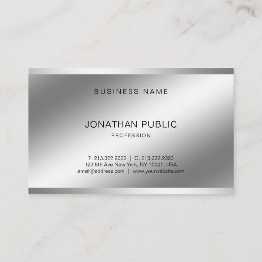 Carte De Visite Luminosité Et Ombre Créatives Modernes Haut Profes (Dos)