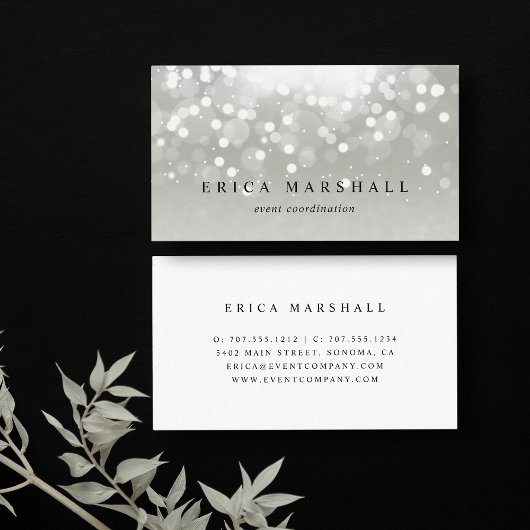 Carte De Visite Luminosité Platine