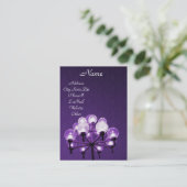 Carte De Visite Luminosité pourpre_ (Debout devant)