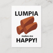 Carte De Visite Lumpia Me Rend Heureux Lumpia (Devant)