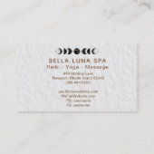 Carte De Visite *~* Luna Cosmos Phases de la lune Shaman Universe (Dos)