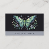 Carte De Visite Luna Moth Business Card (Devant)